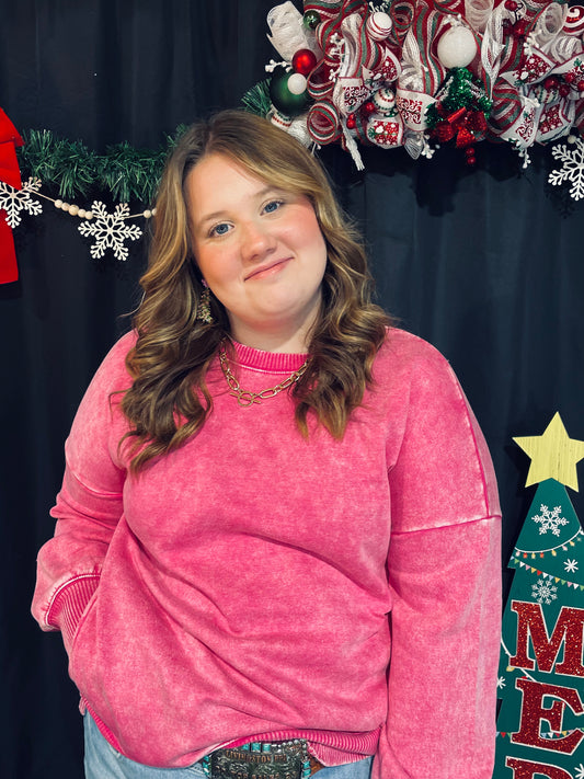 Hot Pink Pullover